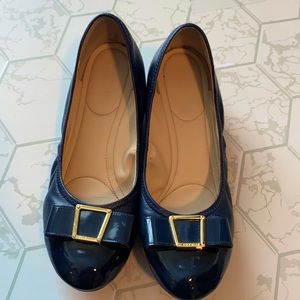 Cole Haan bow wedges